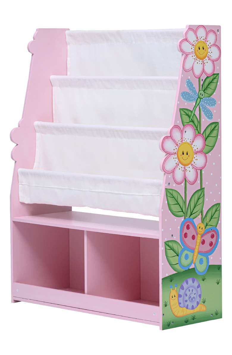 Teamson Kids Fantasy Fields Magic Garden Wood Display Bookshelf, Main, color, 