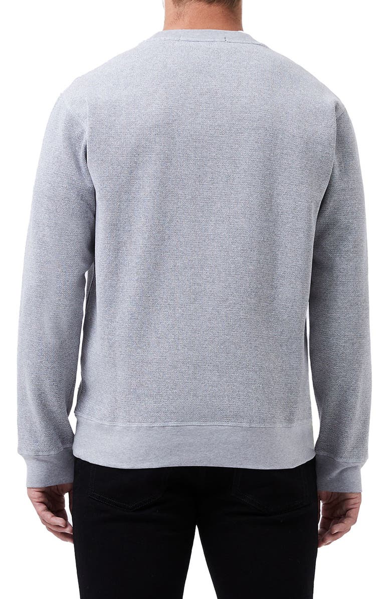 French Connection Textured Crewneck Sweatshirt, Alternate, color, 