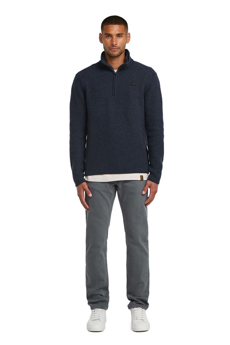 Mosa Straight Leg Flat Front Chinos, Alternate, color, INDIA INK/ FOLKSTONE GRAY