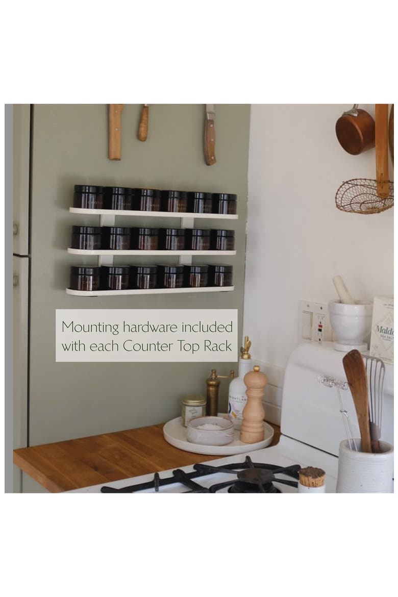 The Countertop Spice Rack, Alternate, color, SILVER
