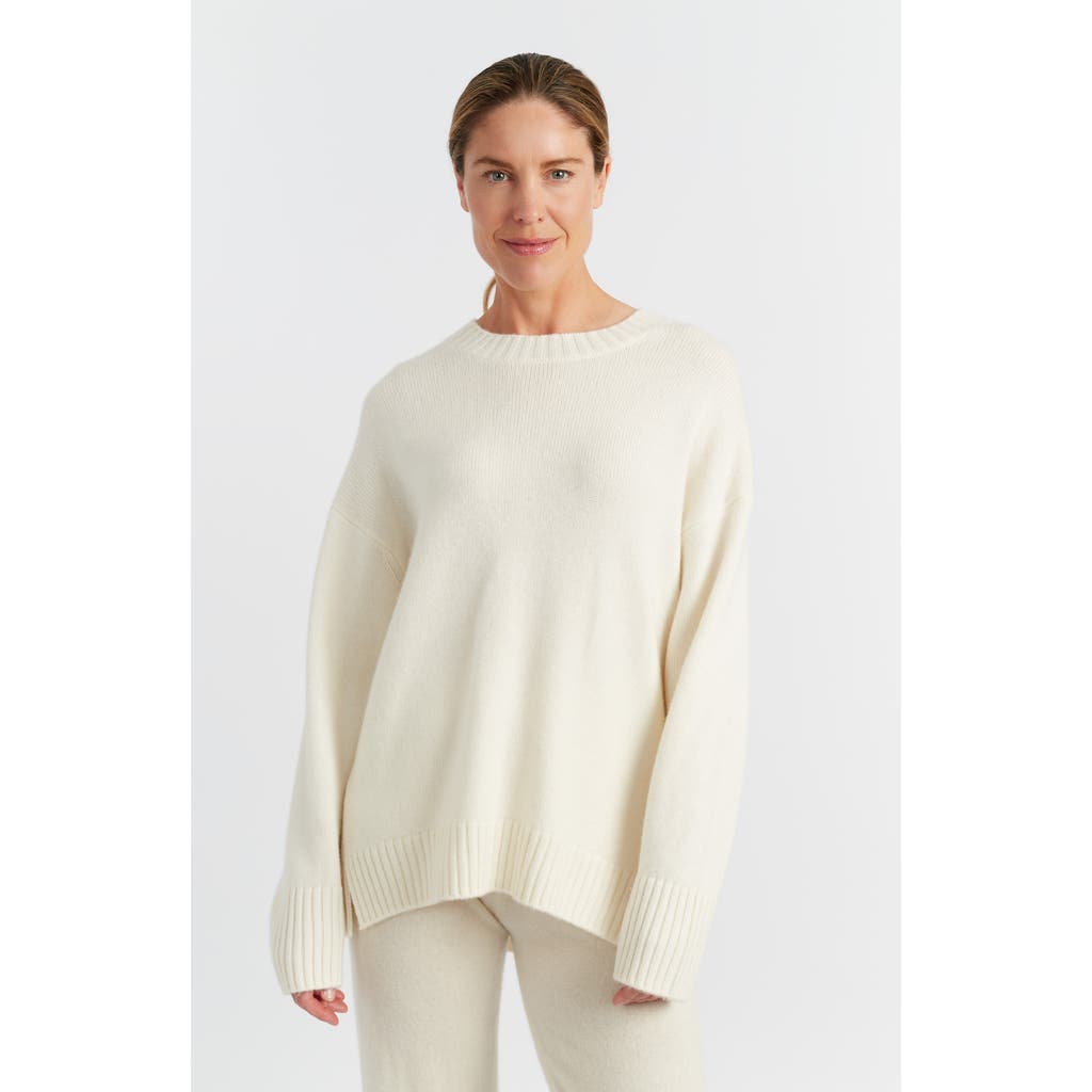 Chinti & Parker Pure Cashmere Crew Neck Sweater In Multi