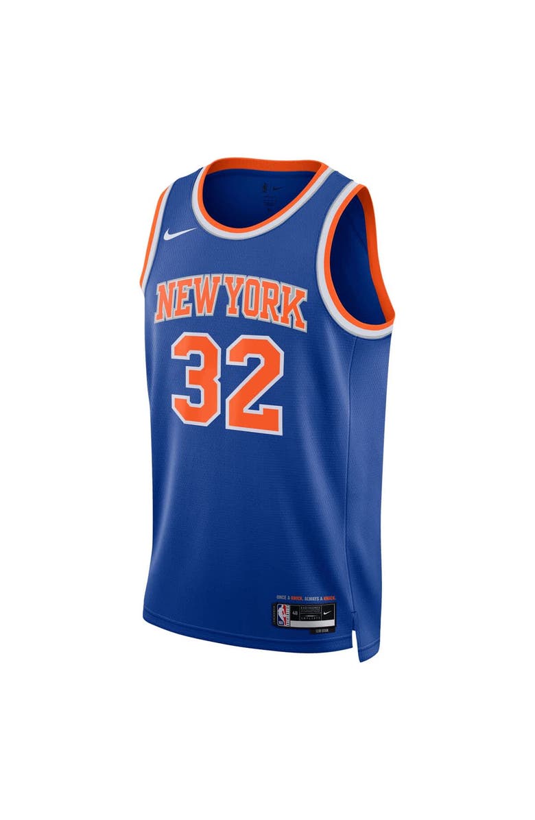 Nike Unisex Nike Karl-Anthony Towns Blue New York Knicks Swingman Jersey - Icon Edition, Alternate, color, Blue