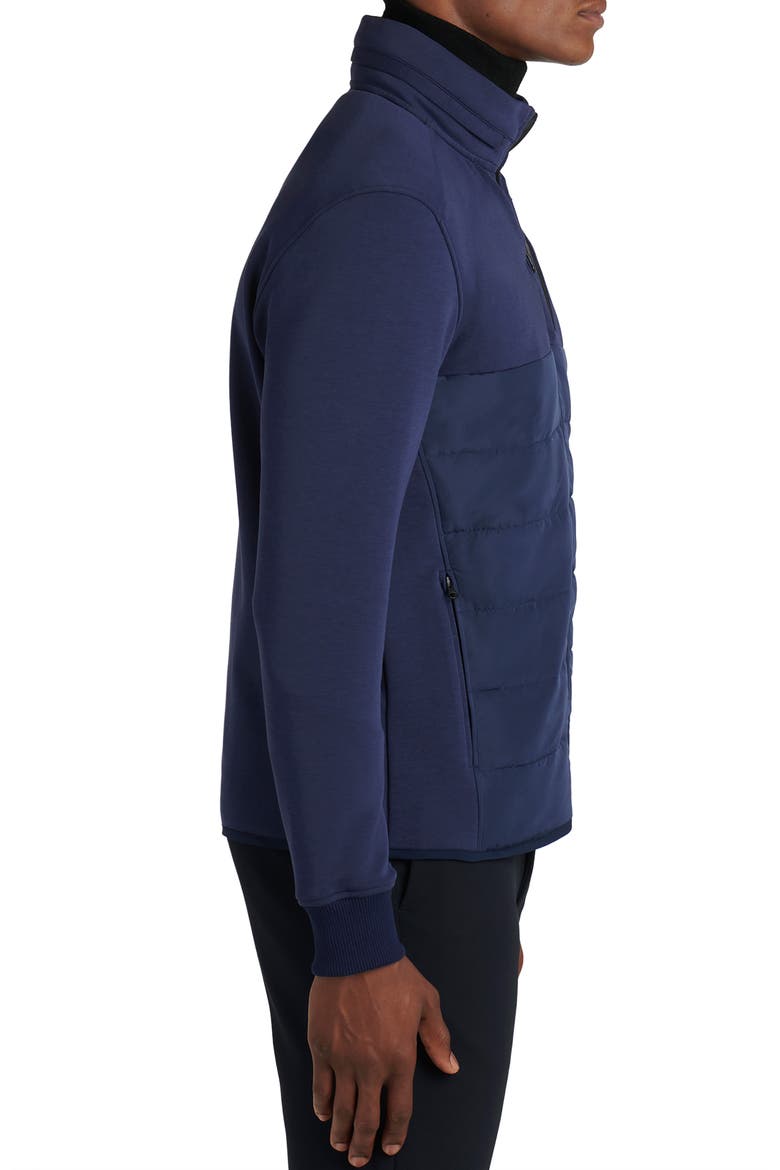 Water Resistant Hooded Jacket, Alternate, color, MIDNIGHT