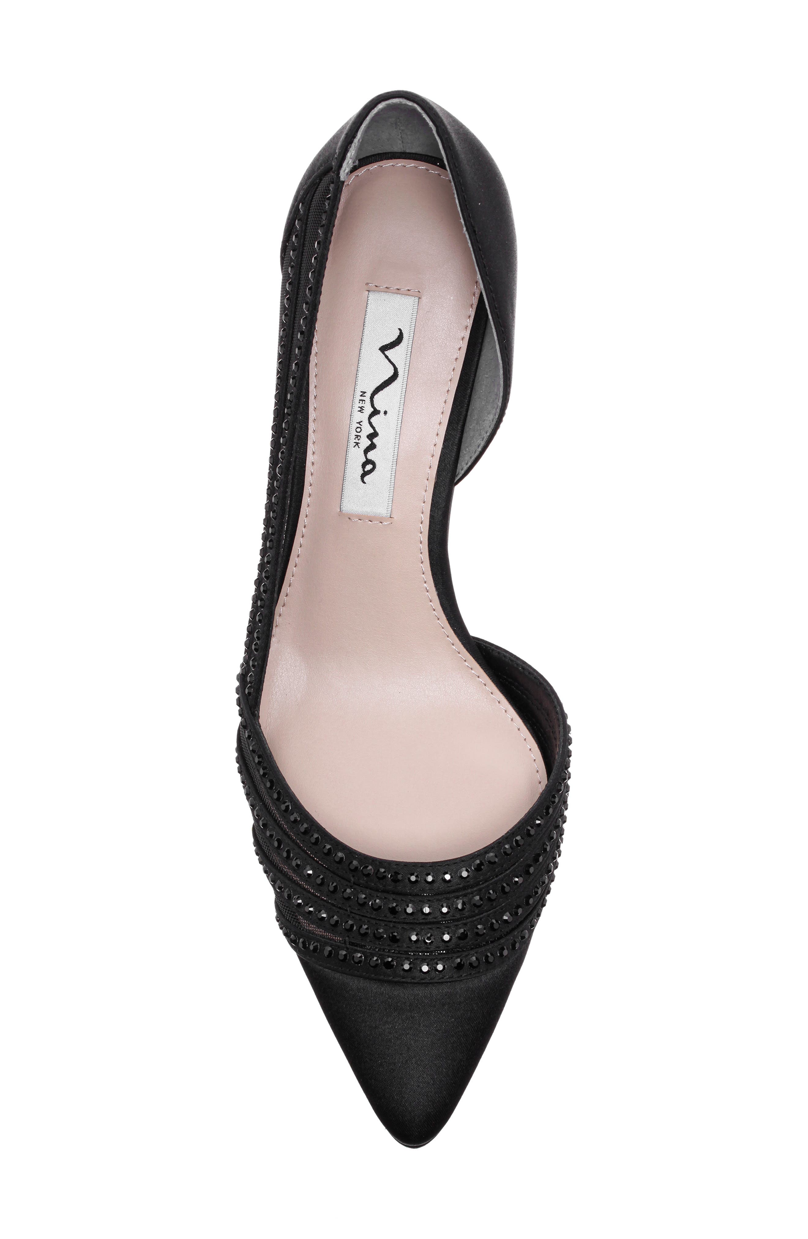 Nina Noreen Pointed Toe Half d'Orsay Pump, Alternate, color, 