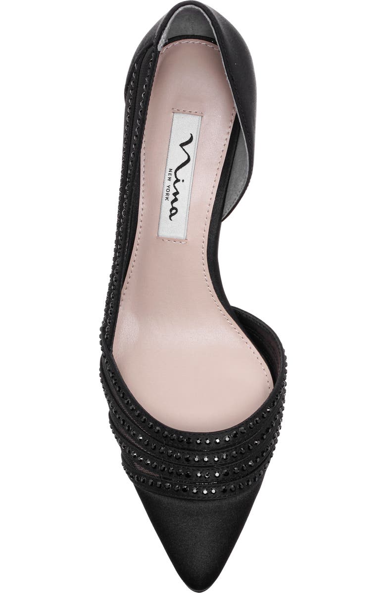 Nina Noreen Pointed Toe Half d'Orsay Pump, Alternate, color,