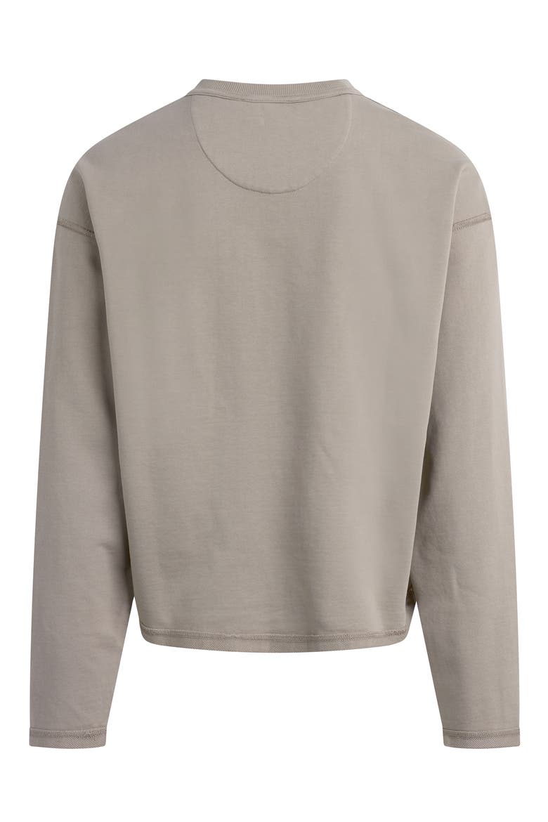 French Terry Crewneck Sweatshirt, Alternate, color, LAUREL OAK
