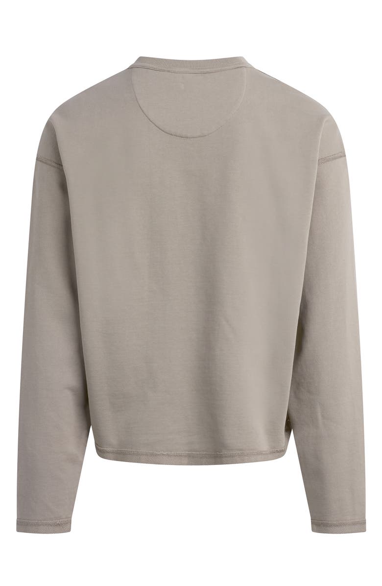 Hudson Jeans French Terry Crewneck Sweatshirt, Alternate, color, Laurel Oak