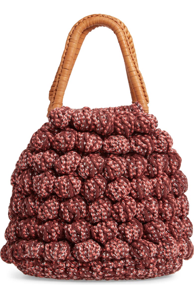 Ulla Johnson Inaya Crochet Tote, Alternate, color,