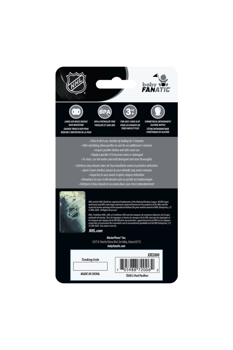 Seattle Kraken Pacifier 2-Pack, Alternate, color, Multicolor
