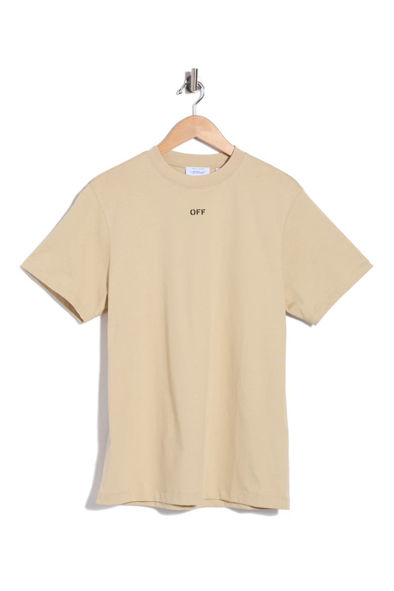 Stitch Arrow Slim Graphic Tee, Alternate, color, BROWN RICE