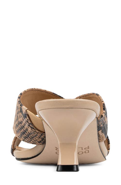 Donald Pliner Mule Kitten Heel Sandal In Animal Print