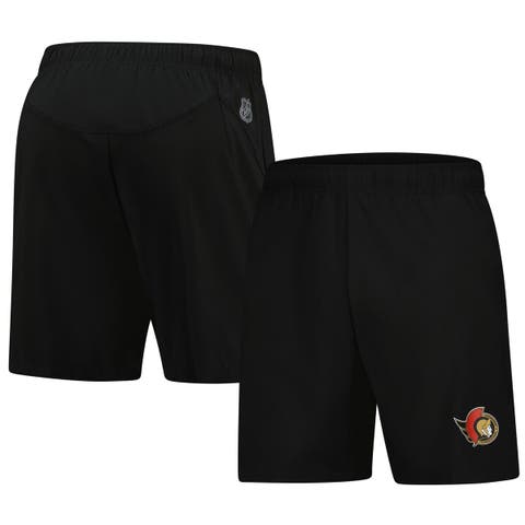 Men's Fanatics  Black Ottawa Senators Tech Training Shorts
