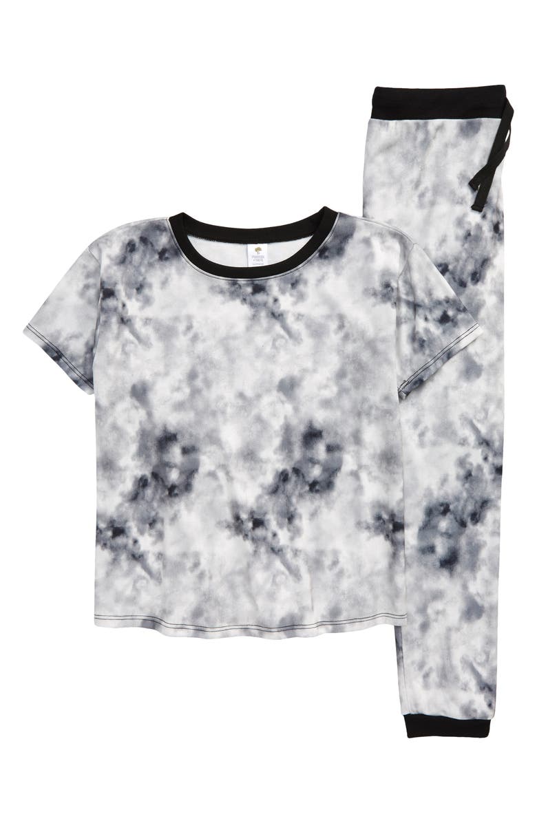 Treasure & Bond Kids' Print Two-Piece Jogger Pajamas, Main, color, 