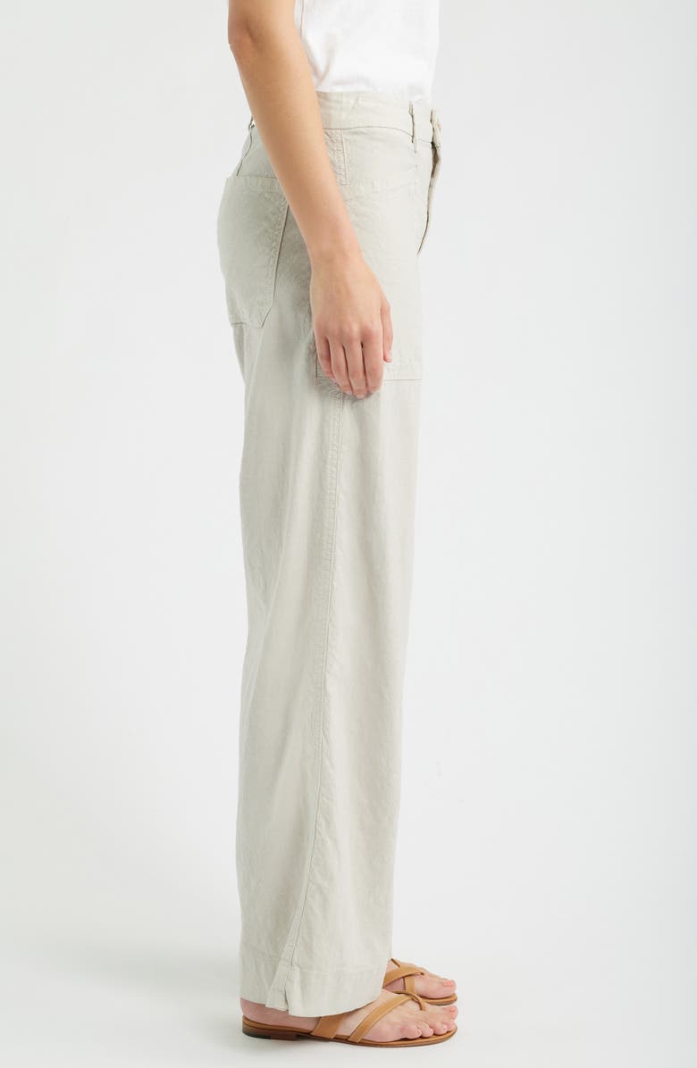 Frank & Eileen Wide Leg Carpenter Pants, Alternate, color, Cement
