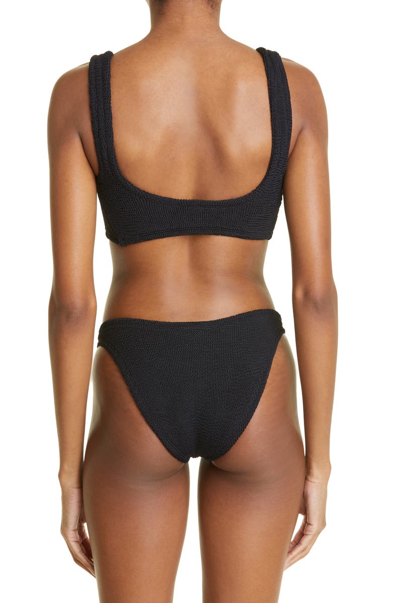 Hunza G Jean Crinkle Twist Two-Piece Swimsuit, Alternate, color, 