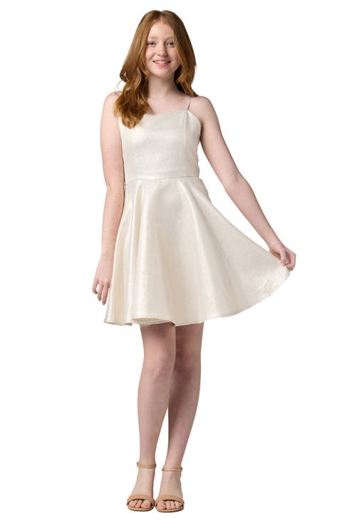 Fit and Flare Party Dress in Longer Length