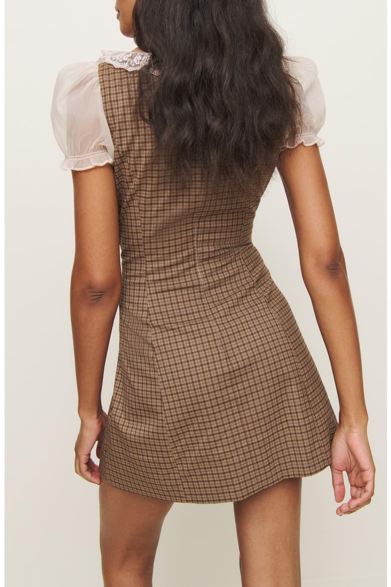 musgrave mini dress Reformation X Kacey Musgraves Bunny Minidress In Chianti - 40% Off