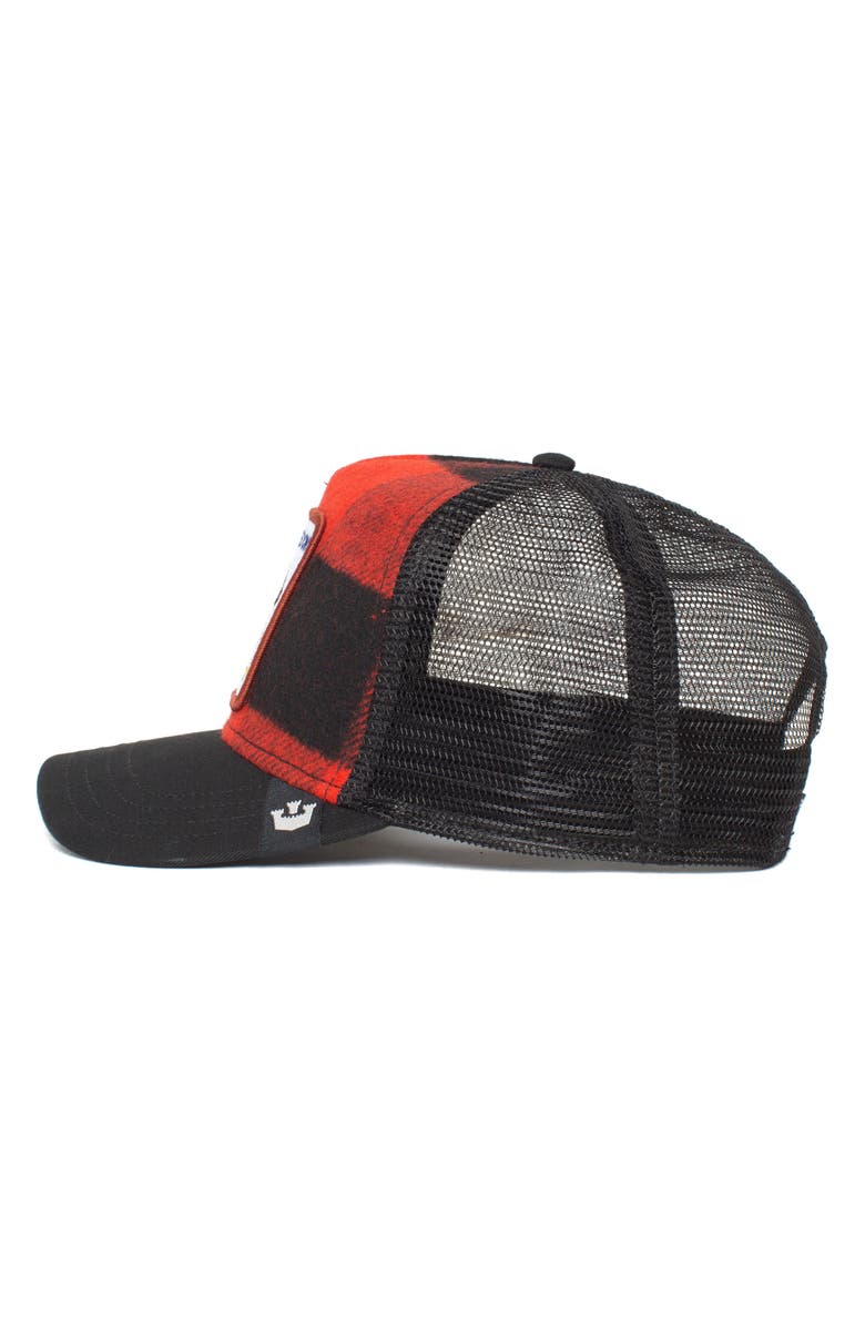 Goorin Bros. Ski Free Eagle Patch Trucker Hat, Alternate, color, Red
