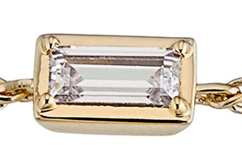 Nadri Entwine Baguette Cubic Zirconia Bracelet In Gold