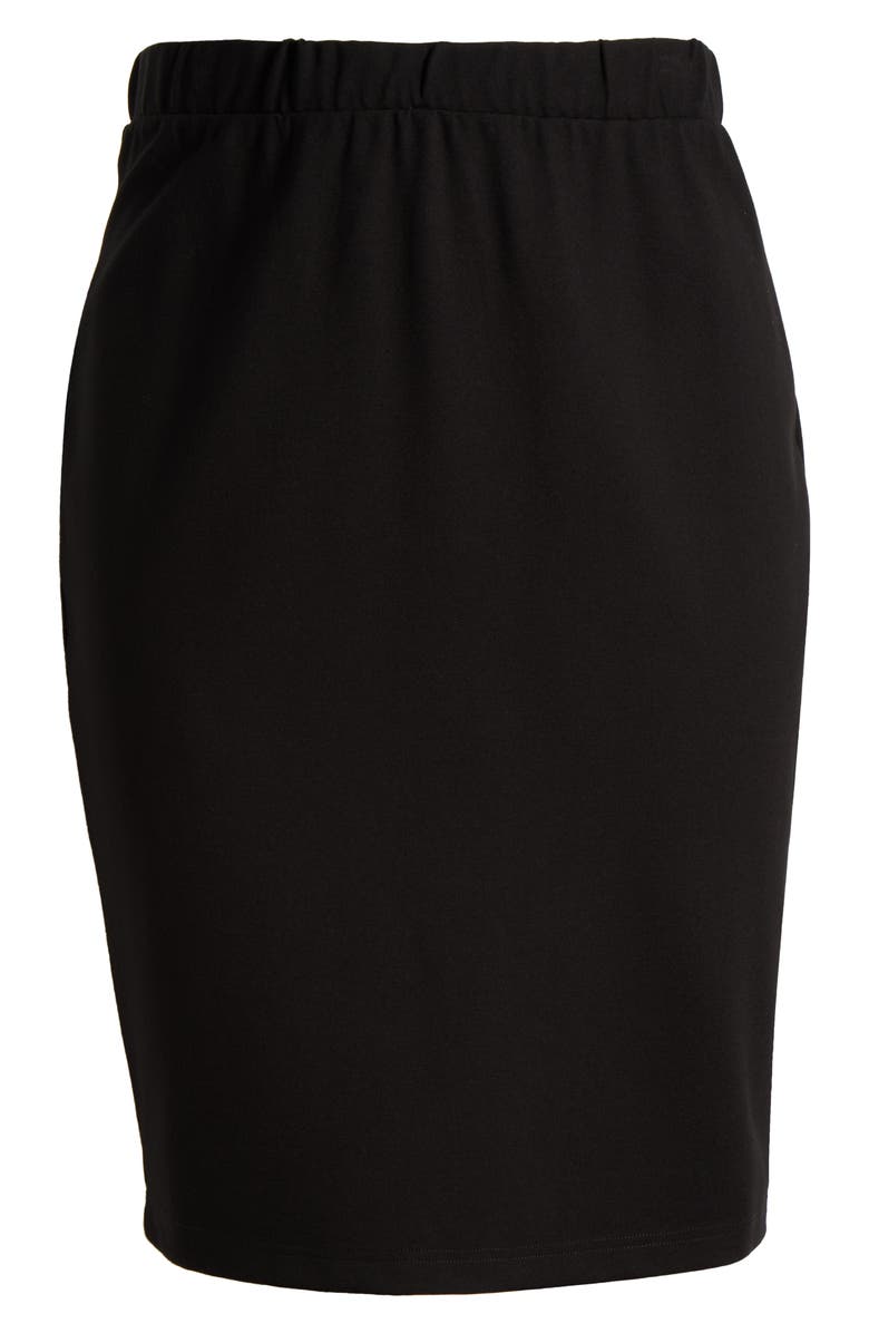 Universal Standard Danube Stretch Ponte Skirt, Alternate, color, Black