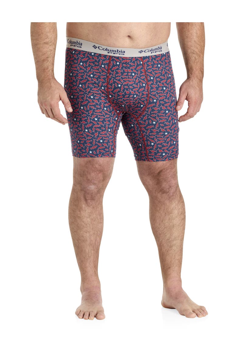 Big & Tall 2-pk Fish Nation Performance Boxer Briefs, Alternate, color, CRIMSON RED