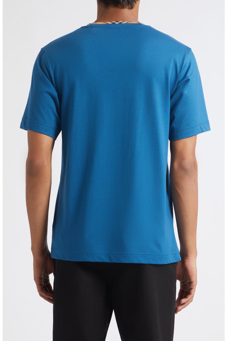 Ryan Check Trim Pocket T-Shirt, Alternate, color, OFFICERS BLUE