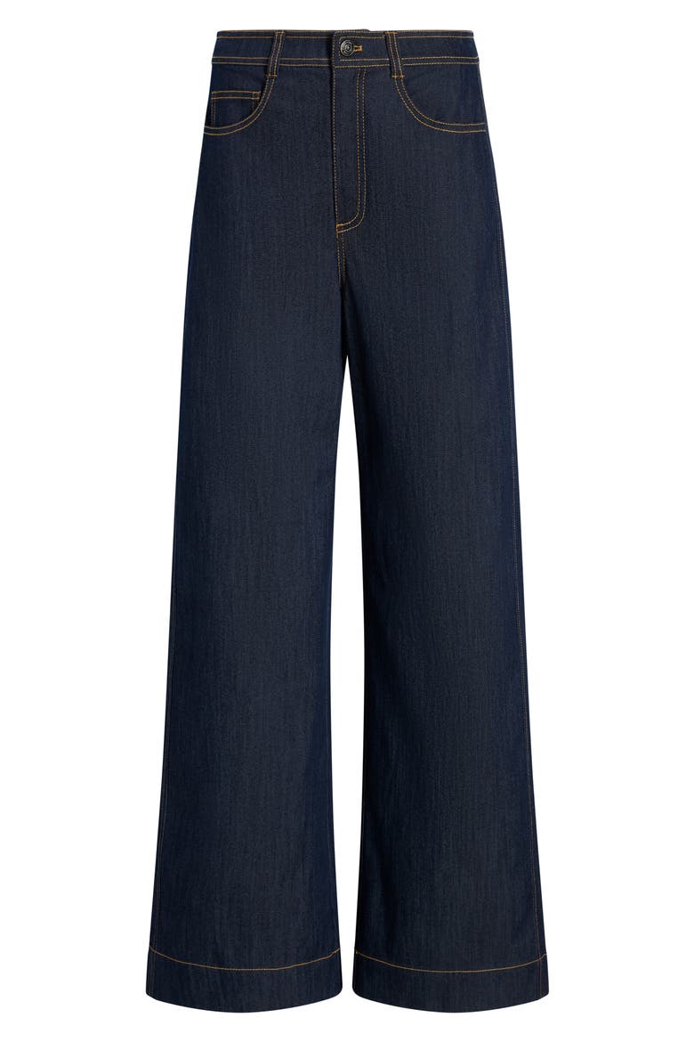Betsy High Waist Wide Leg Jeans, Alternate, color, INDIGO