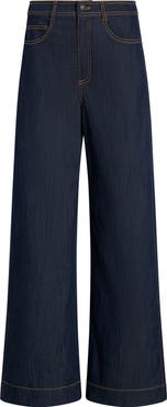 Cinq à Sept Betsy High Waist Wide Leg Jeans