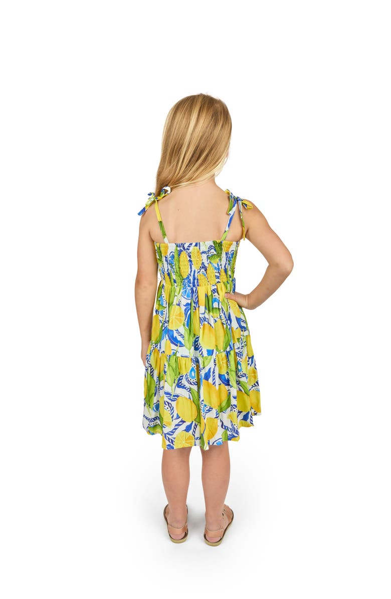 Kenny Flowers The Positano - Girls Resort Dress, Alternate, color, White