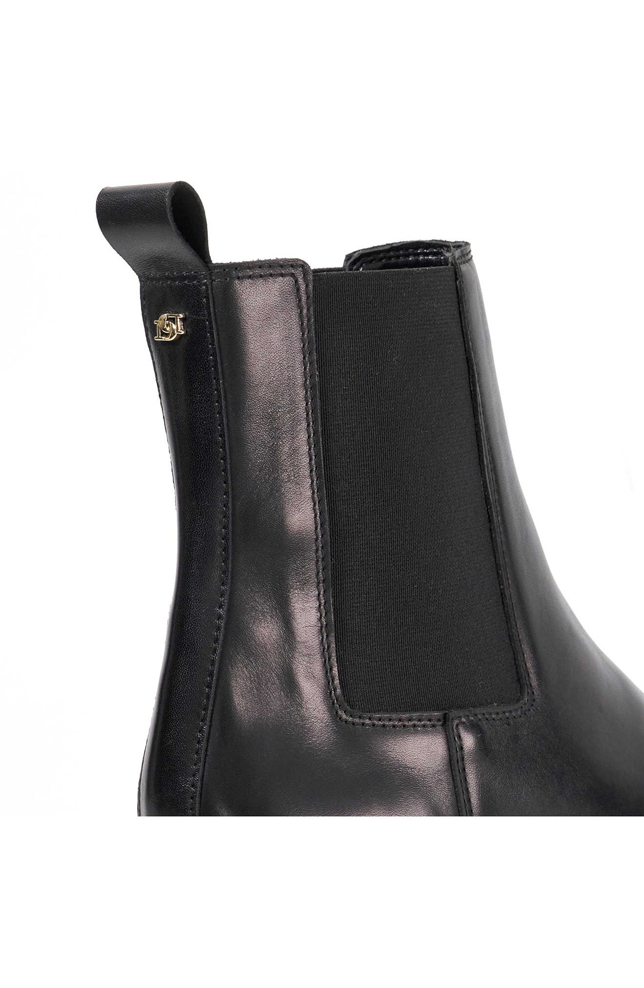 Dune London Parker Chelsea Boot, Alternate, color, Black