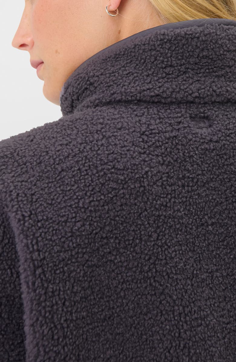 Sweaty Betty New Plush Fleece Zip Jacket, Alternate, color, Nebula Blue