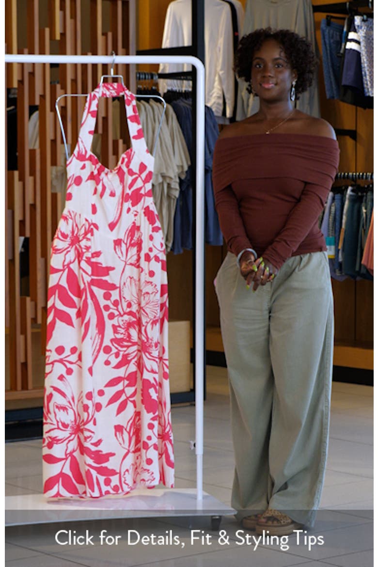 Kiera Print Maxi Dress video