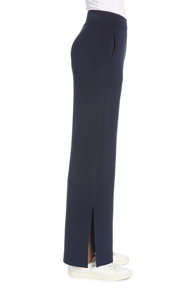Signaturesoft Plush Wide Leg Pants, Alternate, color, FOREVER NAVY