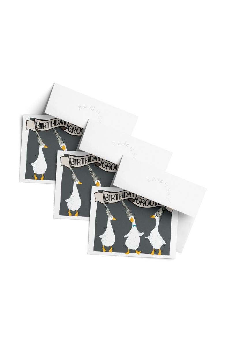 Ramus & Co Birthday Greeting Card Pack (3ct) "Birthday Grooves Dance", Main, color, Multi-Pack