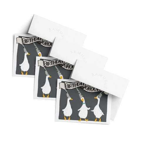 Birthday Greeting Card Pack (3ct) "Birthday Grooves Dance"