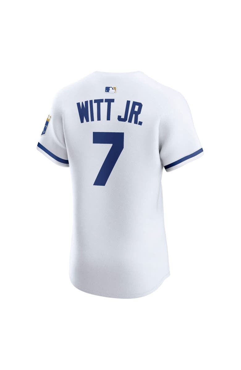 Nike Men's Nike Bobby Witt Jr. White Kansas City Royals Home Elite Jersey, Alternate, color, White
