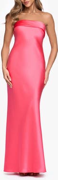 Xscape Evenings Strapless Satin Gown