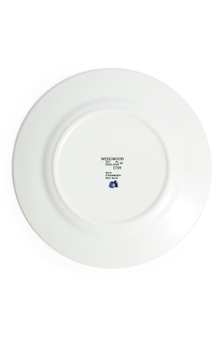 Wild Strawberry Inky Blue Bone China Side Plate, Alternate, color, BLUE