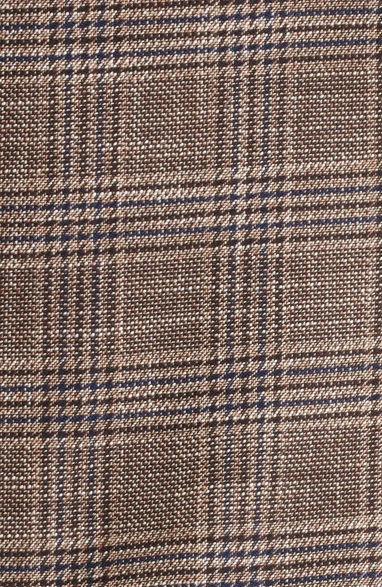 Tahari ASL Plaid Double Breasted Blazer, Alternate, color,