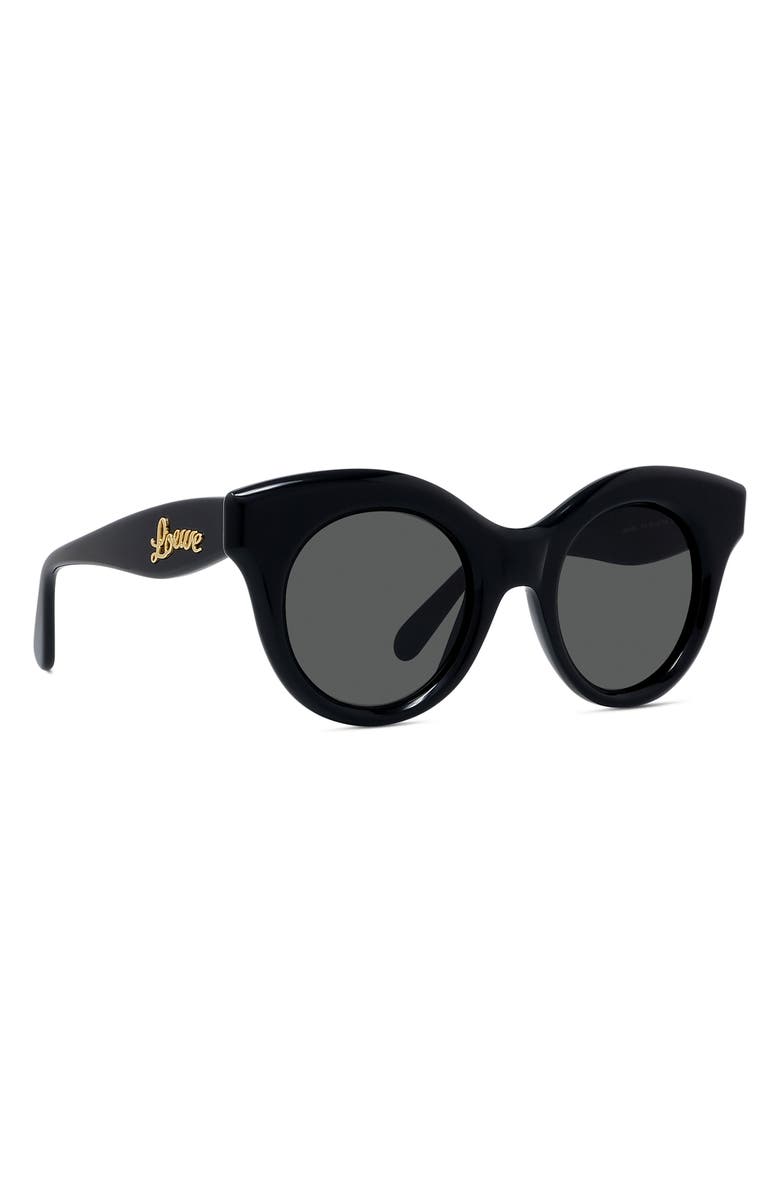 Loewe Curvy 49mm Small Round Sunglasses, Alternate, color,