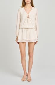 WAYF Nila Long Sleeve Minidress