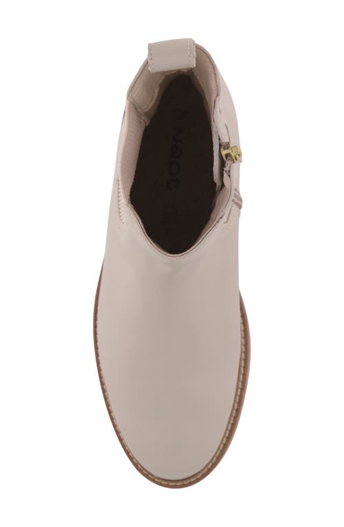 Naot Main Platform Bootie In Ivory Leather