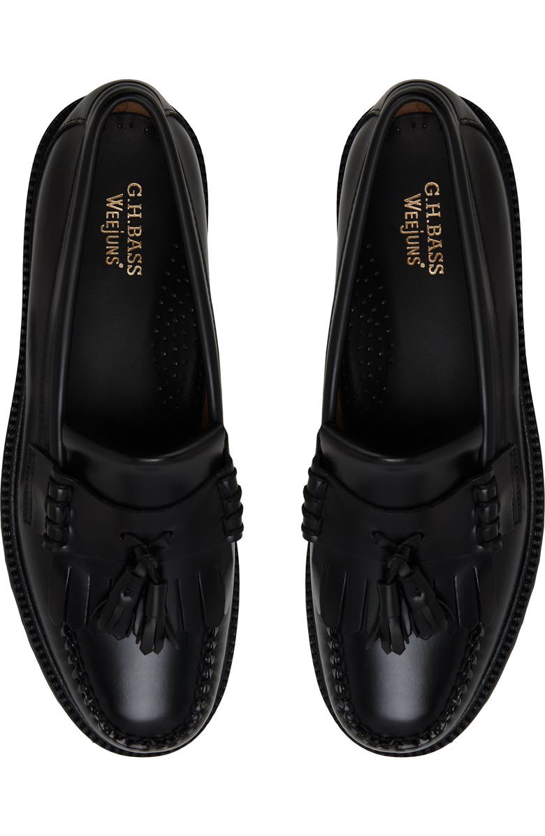 G.H.BASS Layton Leather Penny Loafer, Alternate, color, Black Black