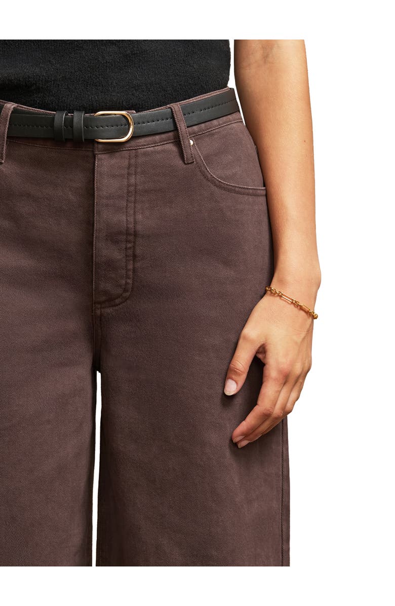 Ro&Zo Wide Leg Jeans, Alternate, color, Chocolate