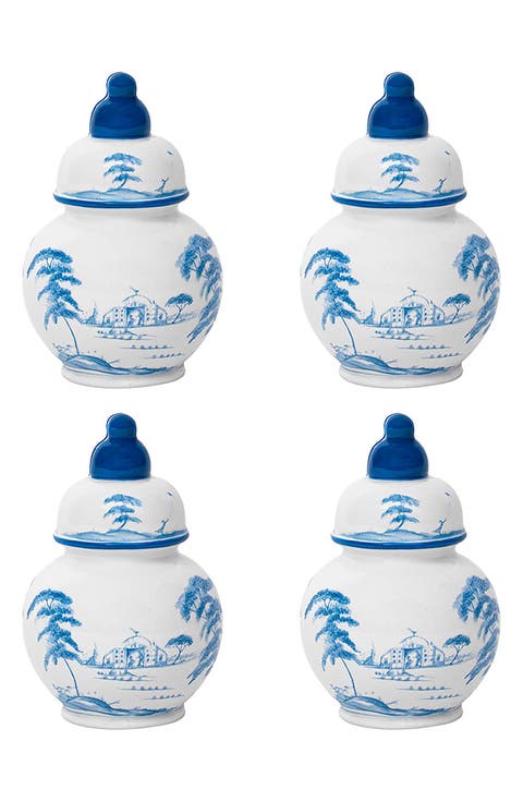 Country Estate Set of 4 Place Card Holders