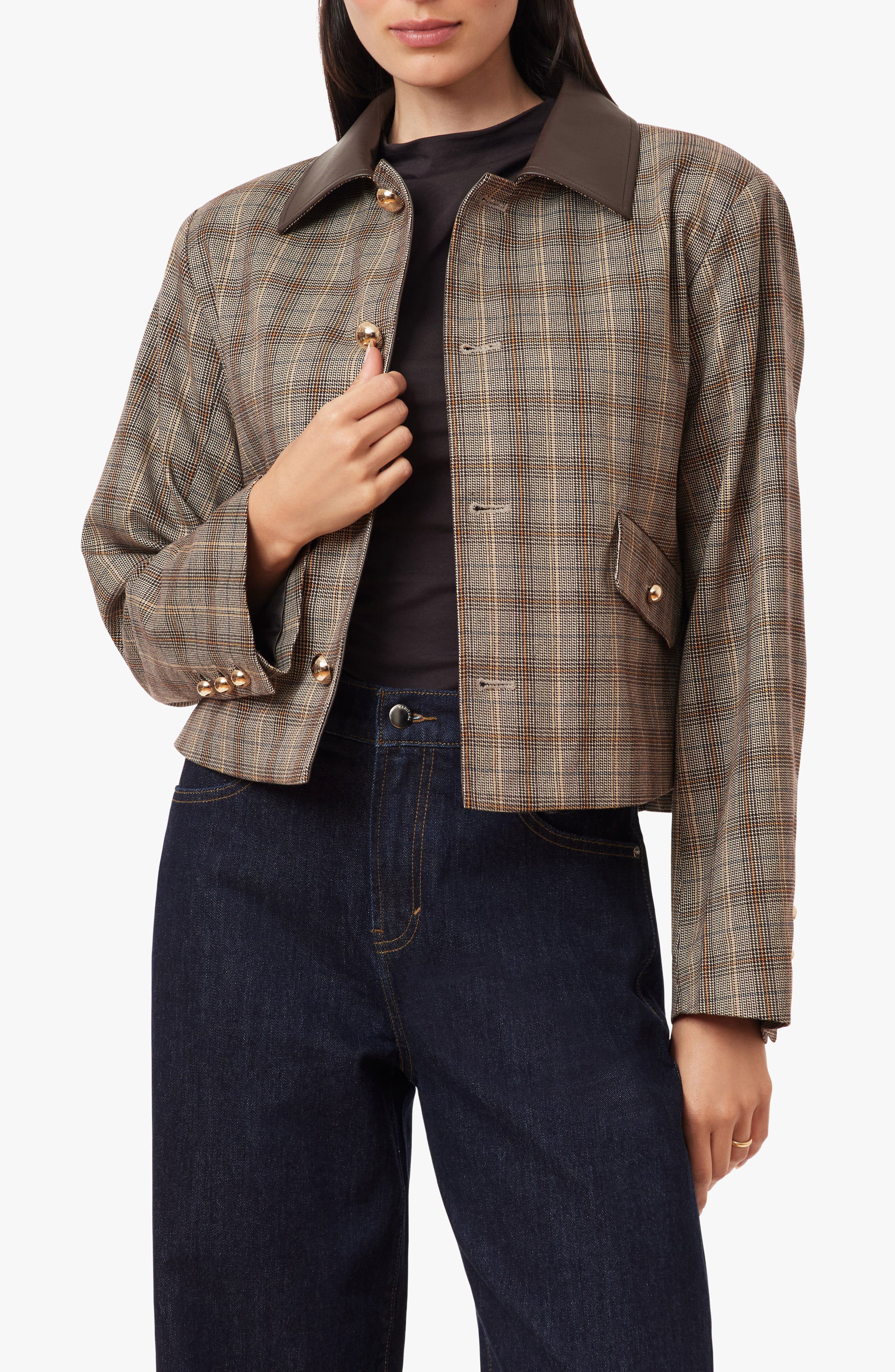 selected BROWN HOUNDSTOOTH