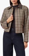 Habitual Houndstooth Check Swing Jacket