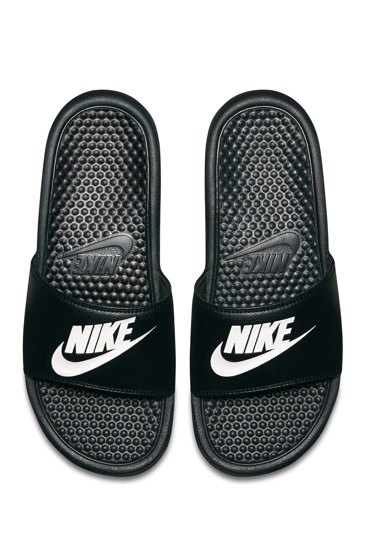 Nike Benassi JDI Slide Sandal, Main, color, 090 Black-White