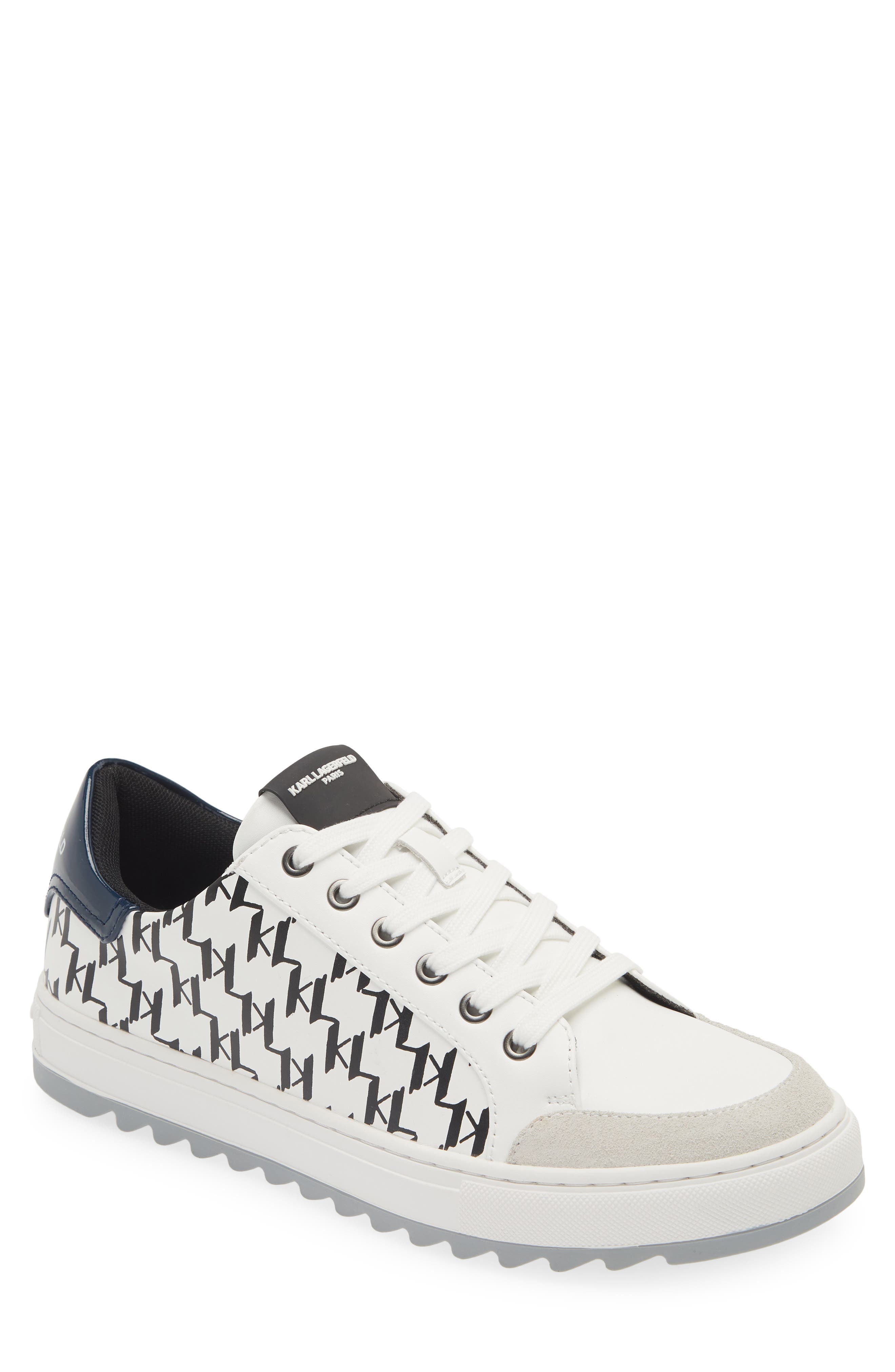 KARL LAGERFELD PARIS Logo Sawtooth Sneaker