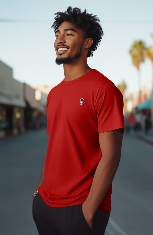 Dalix Astronaut Tee In Red